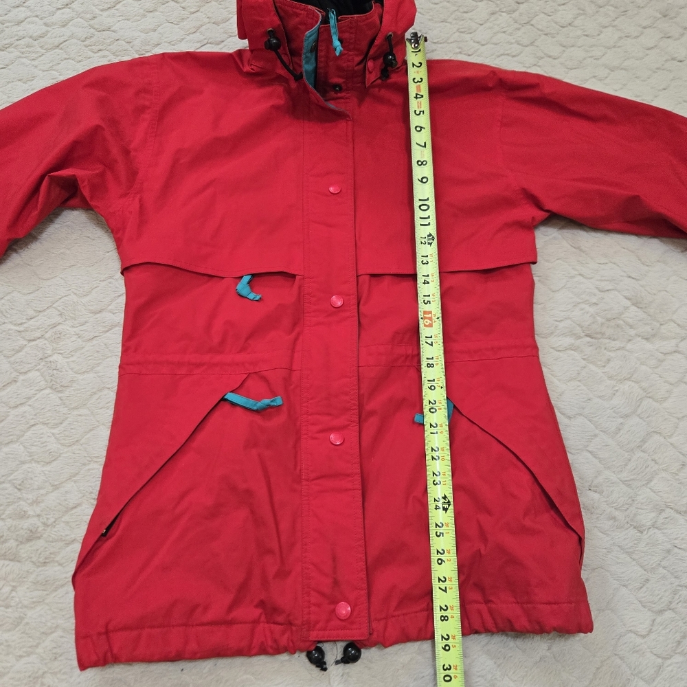 Eddie Bauer Red Vintage Gore-Tex Gorpcore Windbreaker Jacket, Size Small - Picture 7 of 15